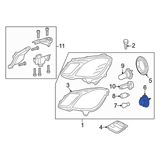 Mercedes-Benz OE - Front Turn Signal Light Socket