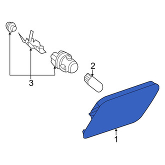 Mercedes-Benz OE - Left Side Marker Light
