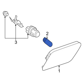 Mercedes-Benz OE - Sun Visor Light Bulb