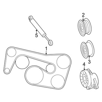Mercedes-Benz OE - Cooling - Belts & Pulleys (Base / 4Matic Sedan)