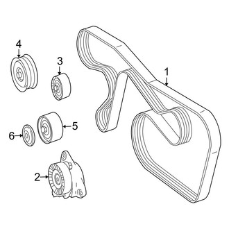 Mercedes-Benz OE - Cooling - Belts & Pulleys (Sedan)