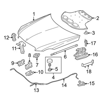 Mercedes-Benz OE - Hood & Components