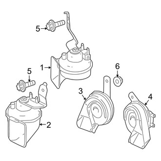 Mercedes-Benz OE - Electrical - Horn