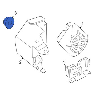Mercedes-Benz OE - Rear Suspension Stabilizer Bar Link Nut