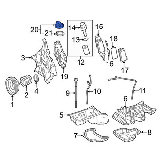 Mercedes-Benz OE - Engine Oil Filler Cap