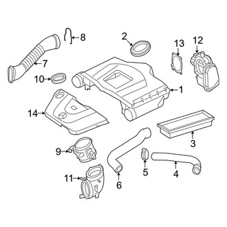 Mercedes-Benz OE - Engine - Air Intake (Sedan)