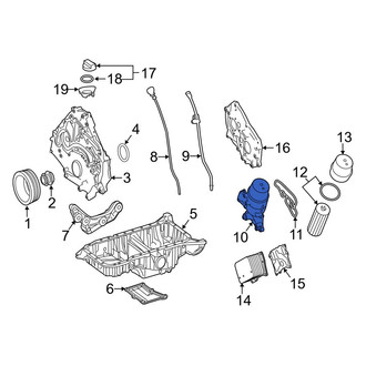 Mercedes-Benz OE - Engine Oil Filter Housing