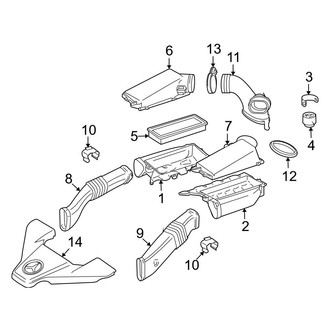 Mercedes-Benz OE - Engine - Air Intake (Sedan 6.3L)