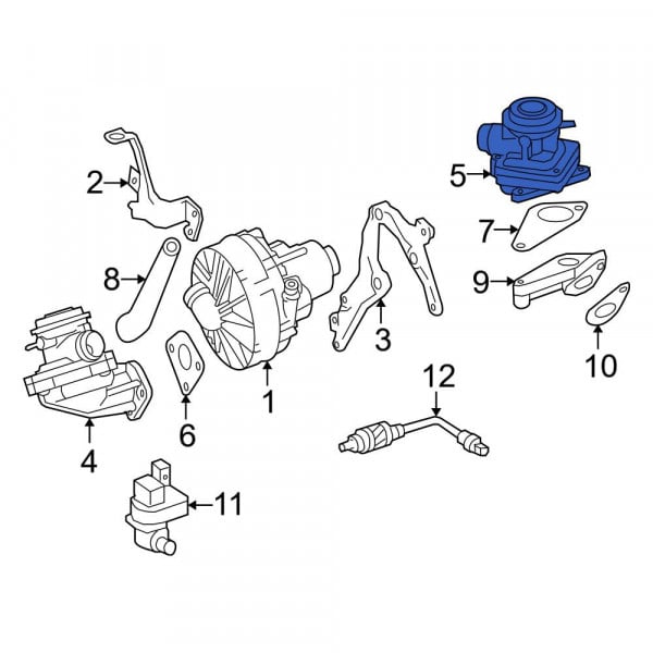 MercedesBenz OE 0021407460 Secondary Air Injection Pump Check Valve