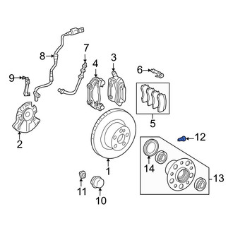 Mercedes-Benz OE - Wheel Hub Screw