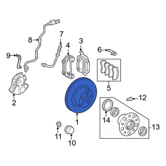 Mercedes-Benz OE - Front Disc Brake Rotor