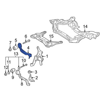 Mercedes-Benz OE - Rear Lower Rearward Suspension Control Arm