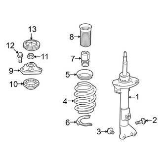 Mercedes-Benz OE - Front Suspension - Struts & Components (W/O Airmatic Suspension)