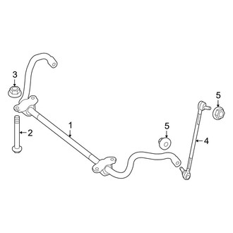 Mercedes-Benz OE - Front Suspension - Stabilizer Bar & Components