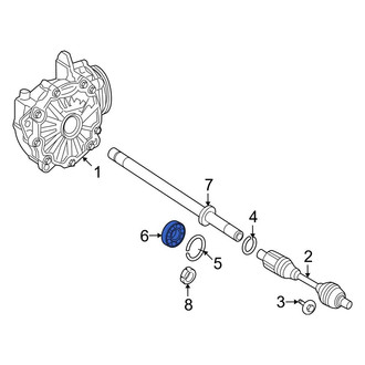 Mercedes-Benz OE - CV Axle Shaft Carrier Bearing
