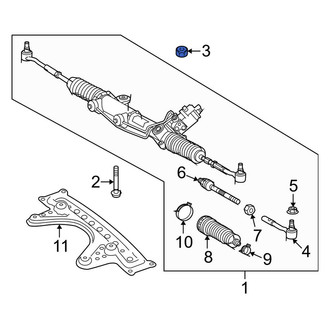 Mercedes-Benz OE - Seat Belt Receptacle Nut