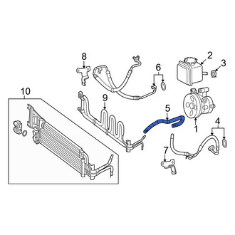 Mercedes-Benz OE - Power Steering Return Hose