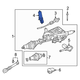 Mercedes-Benz OE - Steering Column Tilt Motor