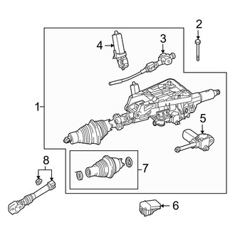Mercedes-Benz OE - Steering Column - Lower Components