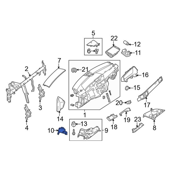 Parking Brake Lever Cover