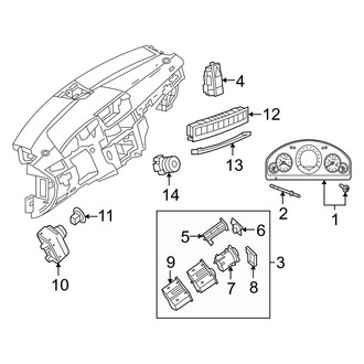 Mercedes-Benz OE - Instrument Panel - Cluster & Switches