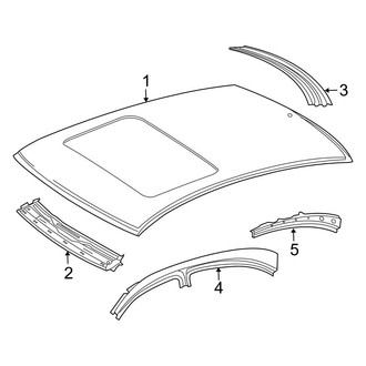 Mercedes-Benz OE - Roof & Components (Sedan)