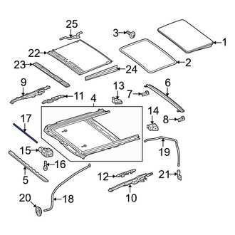 Mercedes-Benz OE - Sunroof Wiring Harness