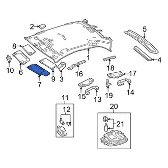 Mercedes-Benz OE - Left Sun Visor