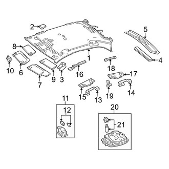 Mercedes-Benz OE - Roof - Interior Trim (Sedan)