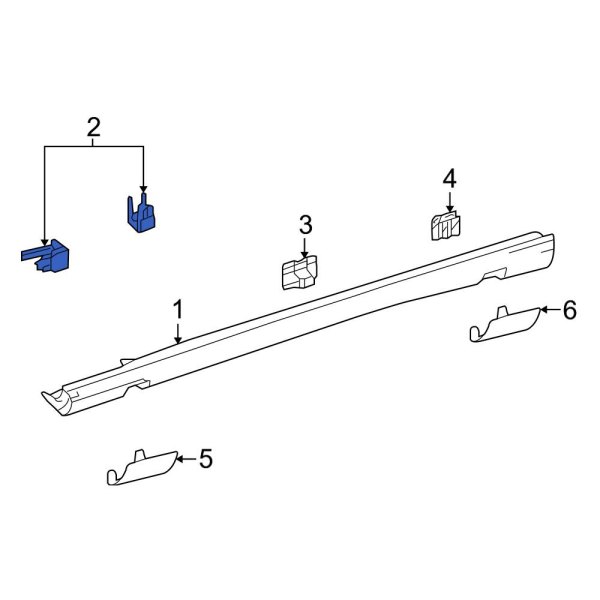 Rocker Panel Molding Clip