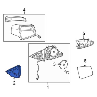 Mercedes-Benz OE - Right Door Mirror Seal