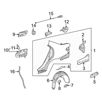 Mercedes-Benz OE - Quarter Panel & Components (Sedan)