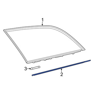 Mercedes-Benz OE - Rear Right Quarter Panel Reveal Molding