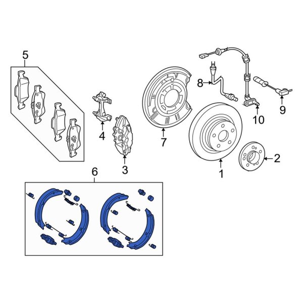 Parking Brake Shoe