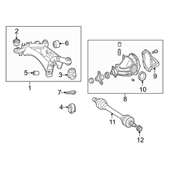 Mercedes-Benz OE - Rear Suspension - Axle & Differential