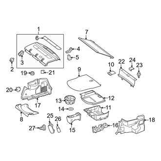 Mercedes-Benz OE - Rear Body & Floor - Interior Trim (Sedan)