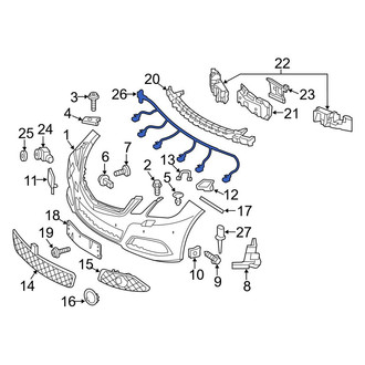 Mercedes-Benz OE - Rear Parking Aid System Wiring Harness