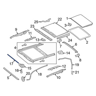 Mercedes-Benz OE - Sunroof Wiring Harness