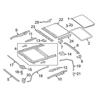Mercedes-Benz OE - Roof - Sunroof (W/O Panorama Roof), (Wagon)