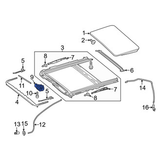 Mercedes-Benz OE - Sunroof Motor