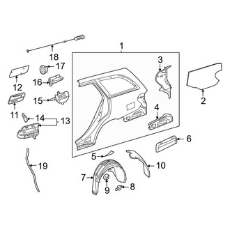 Mercedes-Benz OE - Quarter Panel & Components (Wagon)