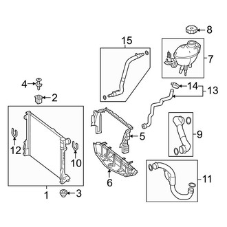Mercedes-Benz OE - Cooling - Radiator & Components