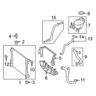 Mercedes-Benz OE - Cooling - Radiator & Components (Convertible / Coupe)