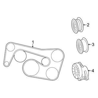 Mercedes-Benz OE - Cooling - Belts & Pulleys (Convertible / Coupe)