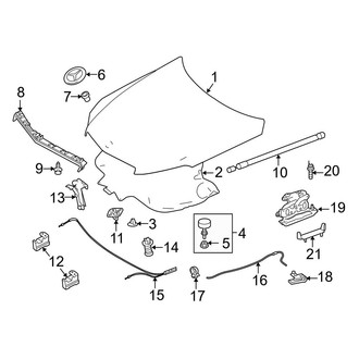 Mercedes-Benz OE - Hood & Components (Convertible / Coupe)