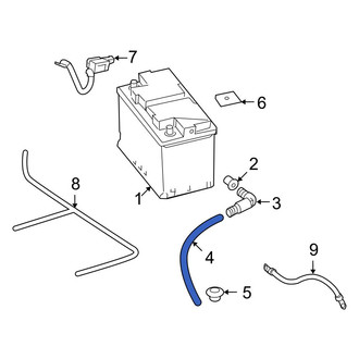 Mercedes-Benz OE - Battery Vent Tube