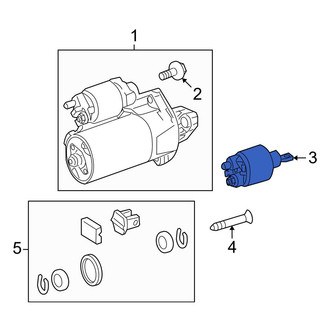 Mercedes-Benz OE - Starter Solenoid