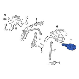 Mercedes-Benz OE - Rear Headlight Level Sensor
