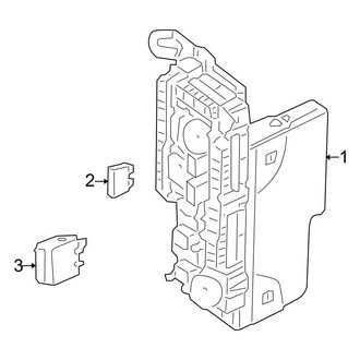 Mercedes-Benz OE - Electrical - Fuse & Relay (Rear), (Convertible / Coupe)