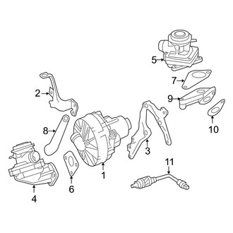 Mercedes-Benz OE - Emission System - Emission Components (Convertible / Coupe)